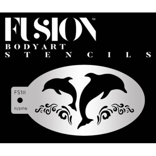 Fusion Stencils, Dancing Dolphin (FS18)